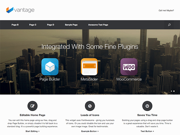 Vantage - Template responsivo para Lojas Virtuais do WordPress