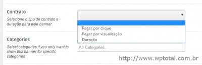 publicidade wordpress tipo de contrato